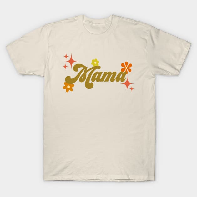 70s style Mama - green T-Shirt by Deardarling